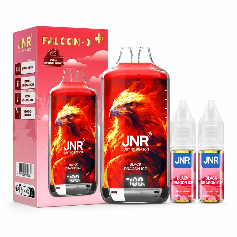 JNR Puff Puff Jnr Fruit du Dragon Noir Glacé - Falcon-x 28K