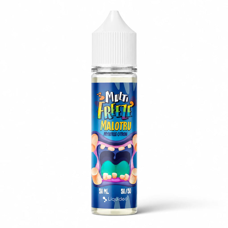 Liquideo Liquide E-liquide Malotru 50ml - Myrtille Citron - Liquideo Multifreeze