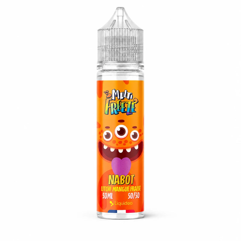 Liquideo Liquide E-liquide Nabot 50ml - Litchi Mangue Fraise - Liquideo Multifreeze