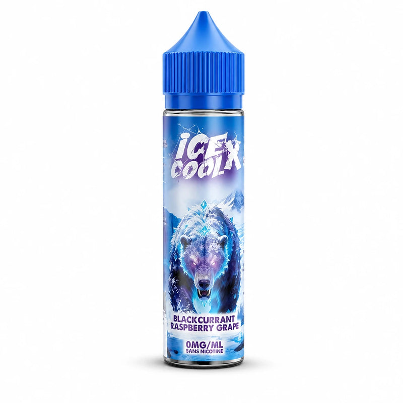 Liquidarom Liquide E-liquide Cassis Framboise Raisin 50ml - Ice Cool X