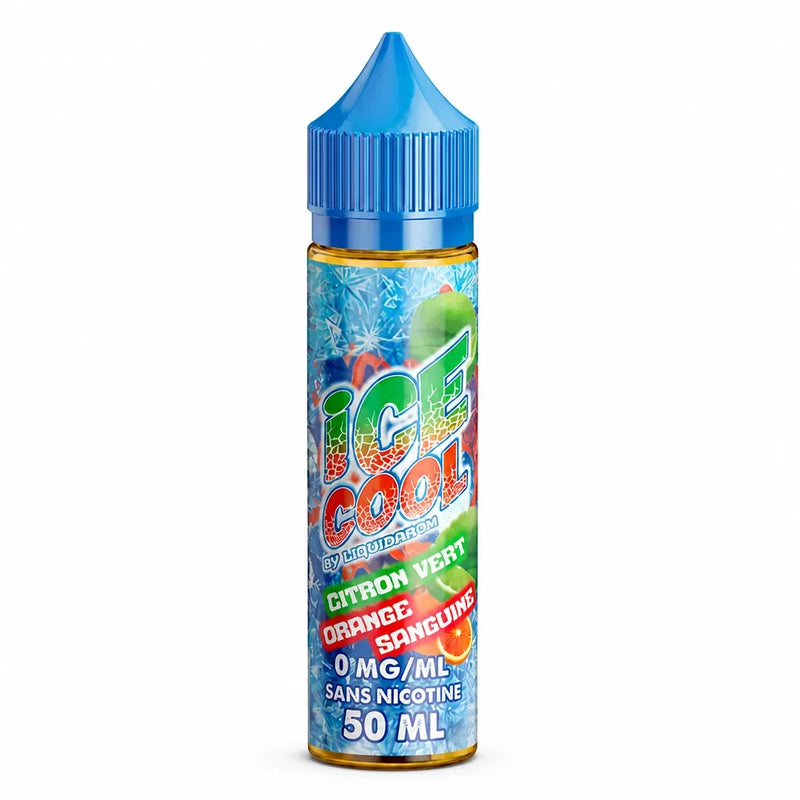 Liquidarom Liquide E-liquide Citron vert Orange Sanguine 50ml - Ice Cool
