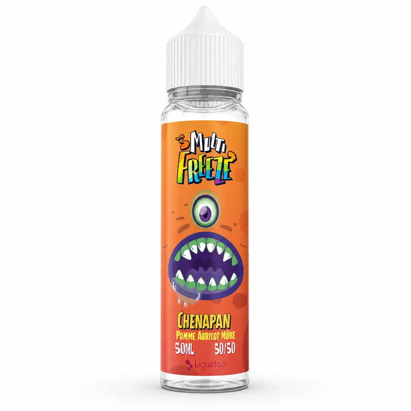 Liquideo Liquide E-liquide Chenapan 50ml - Pomme Abricot Mûre - Liquideo Multifreeze