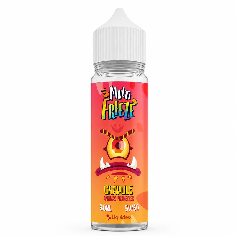 Liquideo Liquide E-liquide Crapule 50ml - Ananas Framboise - Liquideo Multifreeze